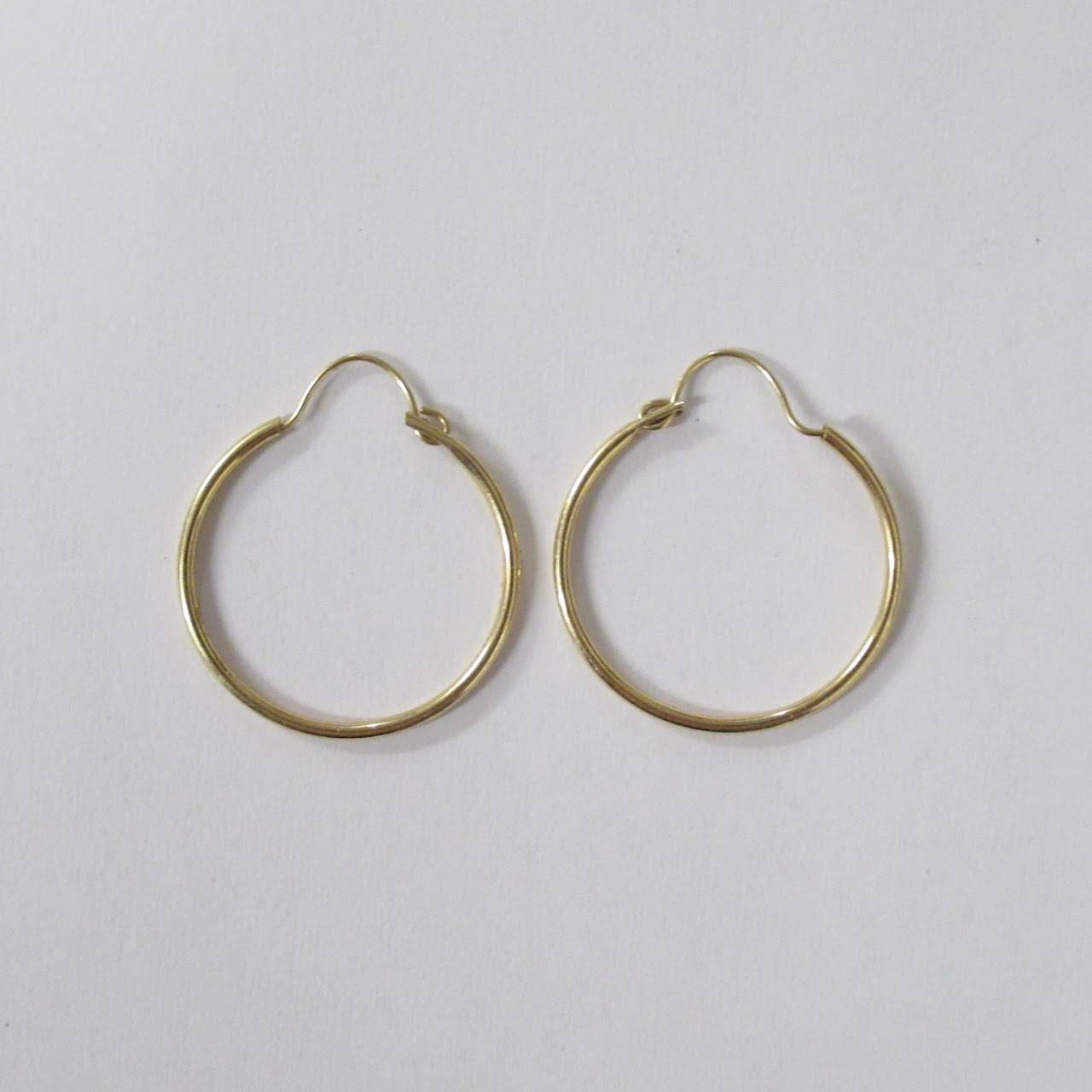 14K Gold Hoop Earrings