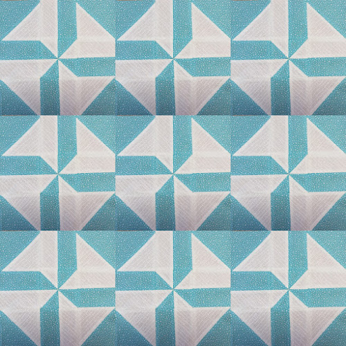 Block 8: Disappearing pinwheel quilt sampler