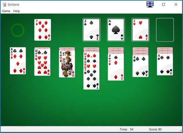 Come ottenere il gioco solitario classico su Windows 10