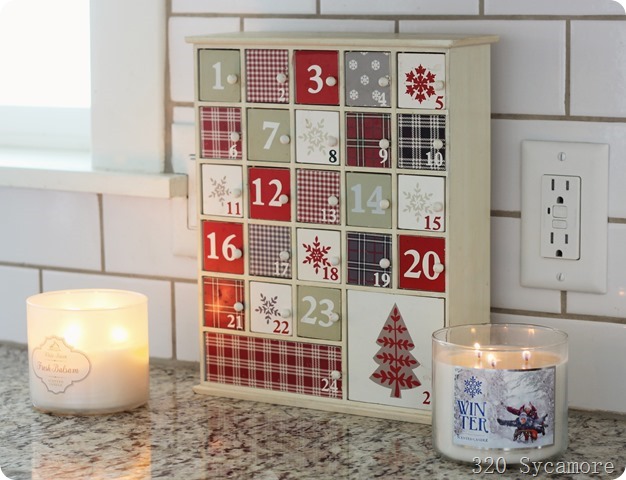 wooden advent calendar target