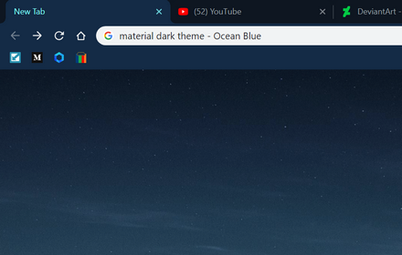 Material Dark Theme - Light ocean small promo image