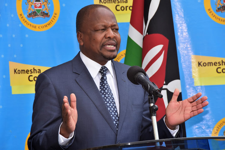 Health CS Mutahi Kagwe on May 27, 2020