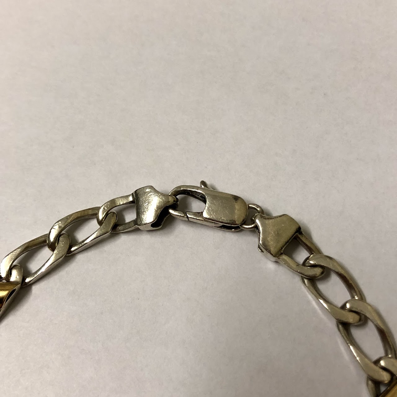 Tiffany & Co. Sterling & 18 K Gold Bracelet