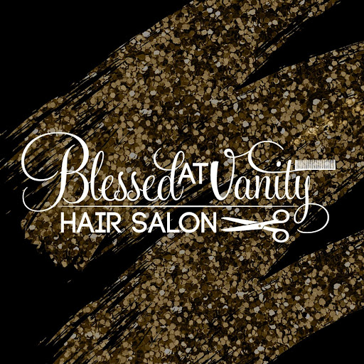 Blessed at Vanity Hair Salon logo