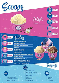 Baskin Robbins menu 1