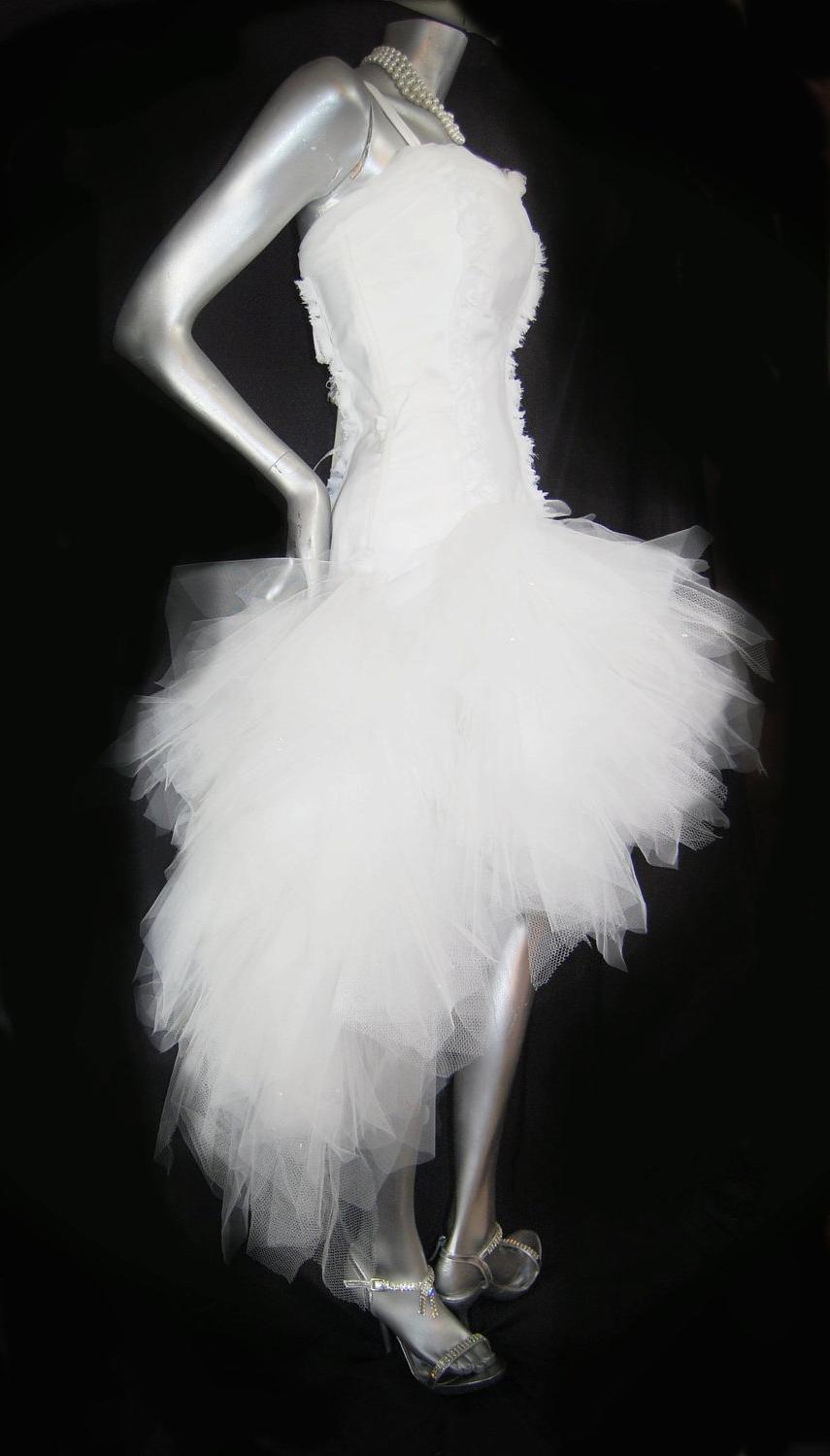 Tutu Wedding Gown, Short in