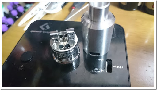 DSC 1098 thumb%25255B3%25255D - 【RDA】爆煙RDA「GeekVape TSUNAMI RDA」で爆煙津波警報発令中なレビュー【追記あり：クローン疑惑について】