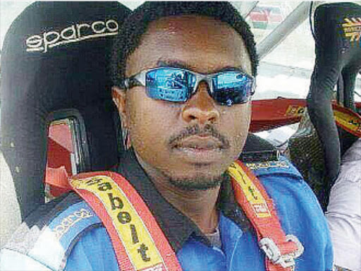 The late navigator and scrutineer Steve Mbuthia Wainaina who died on Wednesday morning in a car accident on Thika Superhighway./COURTESY