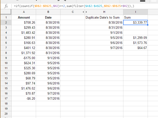 Sum Column A If Column B Are The Same Value Ayuda De