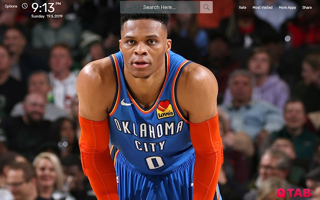 NBA Russell Westbrook Wallpapers HD Theme