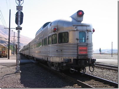 IMG_7756 Chicago, Burlington & Quincy 'California Zephyr' Dome Lounge-Observation 'Silver Solarium' in Wishram, Washington on July 3, 2009