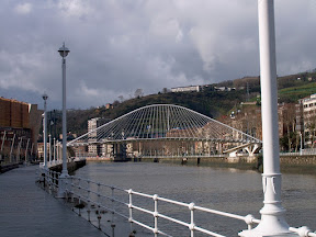 Calatrava's Pedestrian Bridge, Bilbao