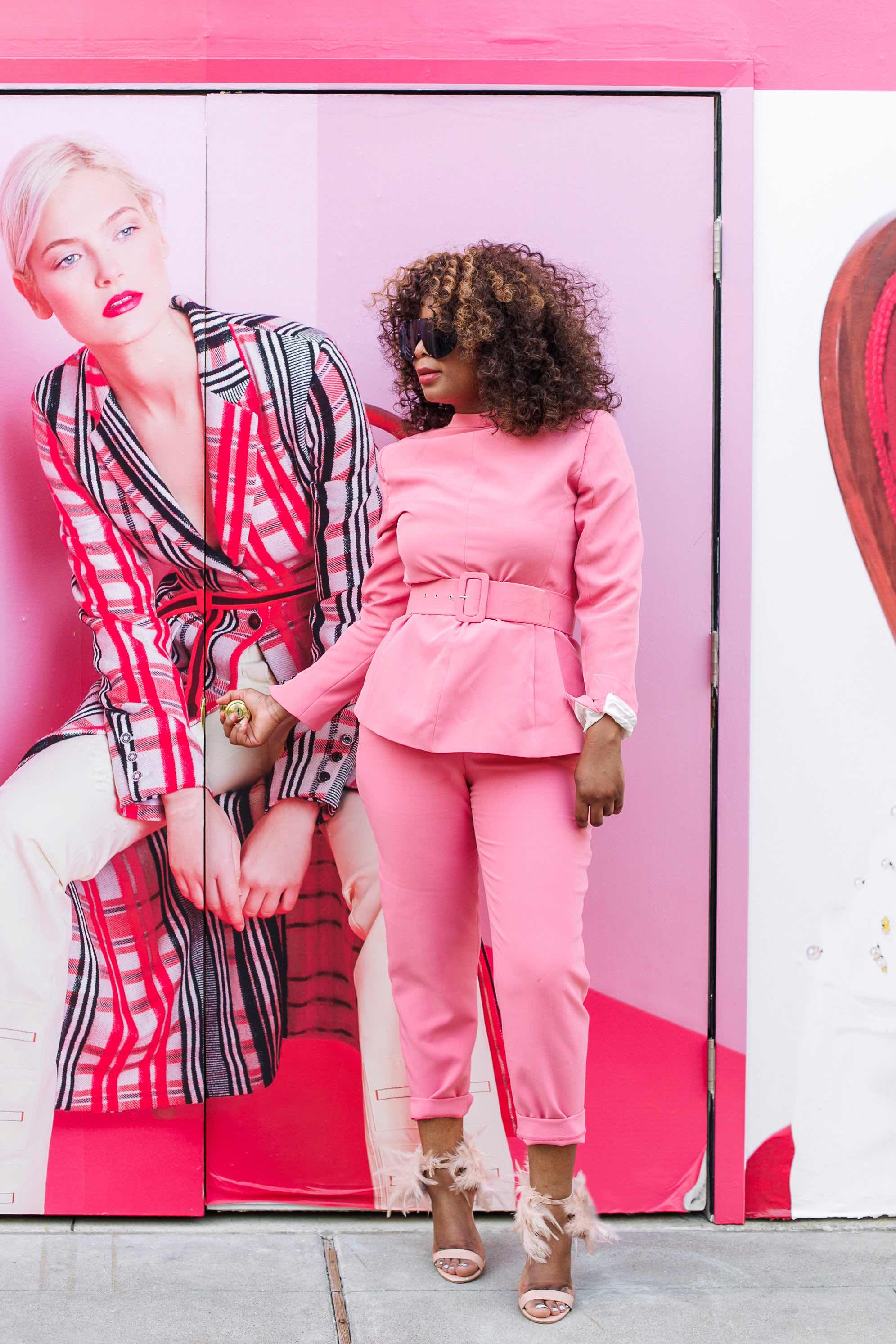 Flip it and Reverse it: Zara Pink suit