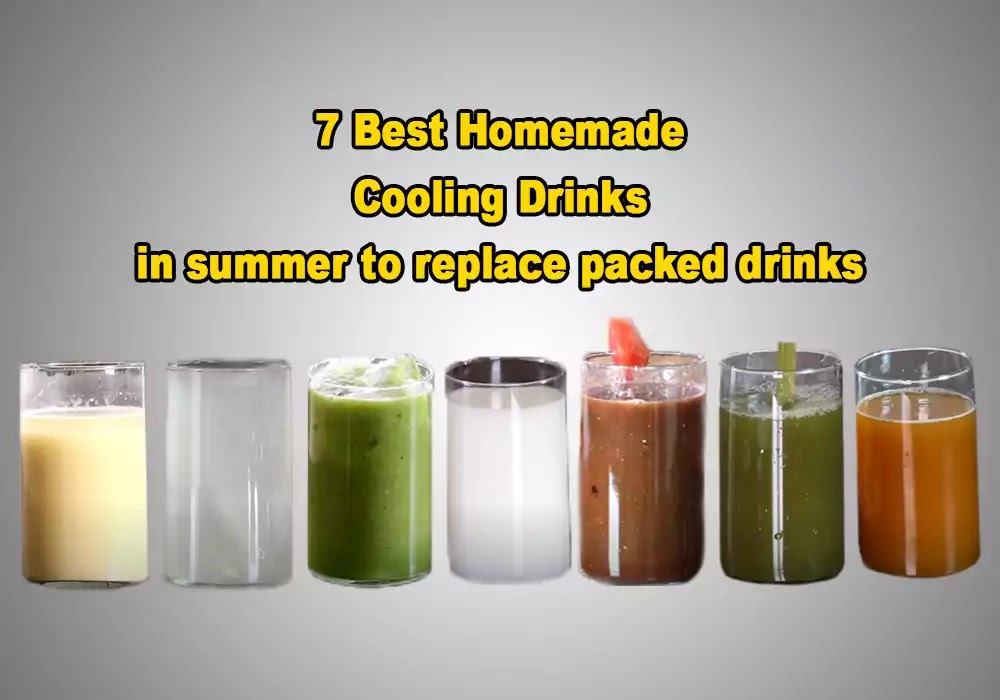 7 best homemade cooling drinks in summer to replace packed drinks