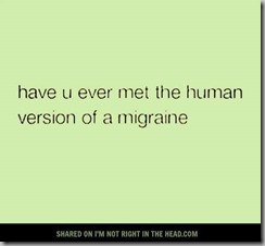 human version migraine