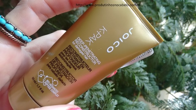Joico K-Pak Reconstruct Como usar Joico K-Pak Reconstrutor