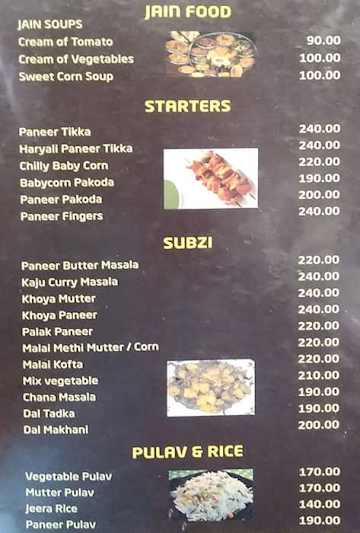 PARWANI 's Bombay Halwa House menu 