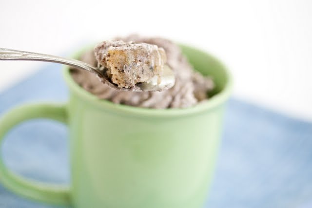 close-up photo of a spoonful of cake