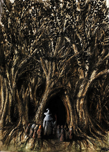 Artwork inspired by Tolkien - Page 13 Mirkwood_-_entrance