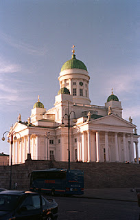 Church in downtown Helsinki, Finland.