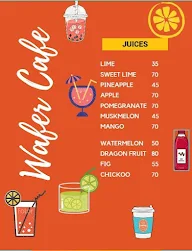 Wafer Cafe menu 1