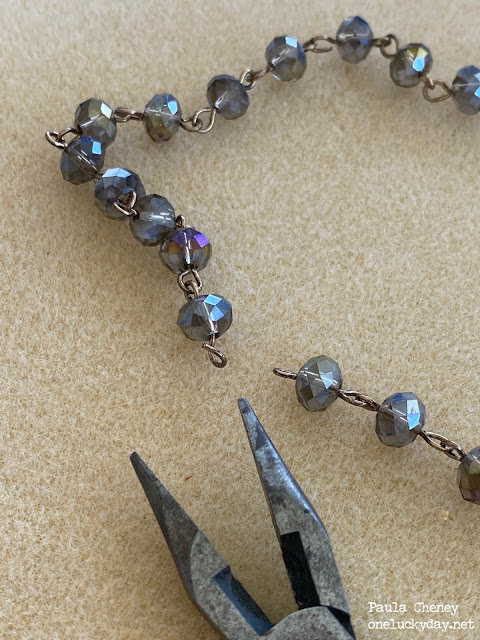 Tim Holtz Assemblage 8 Bracelets Lava Beads 2pk