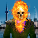 幽霊の火の頭蓋骨のスーパーヒーロー - 炎の戦い