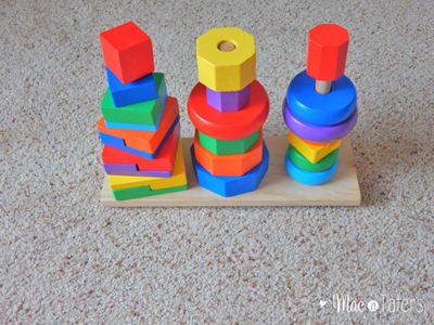 Melissa & Doug Geometric Stacker Toy