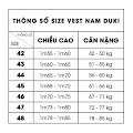  Bộ vest nam 6 cúc Hàn Quốc màu kẻ dạ đẹp DKE0011 - DUKI STORE