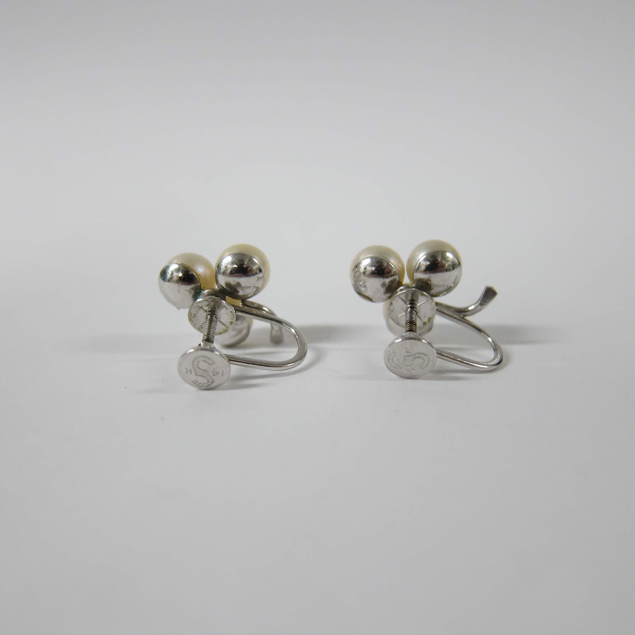 14K Gold & Pearl Earrings