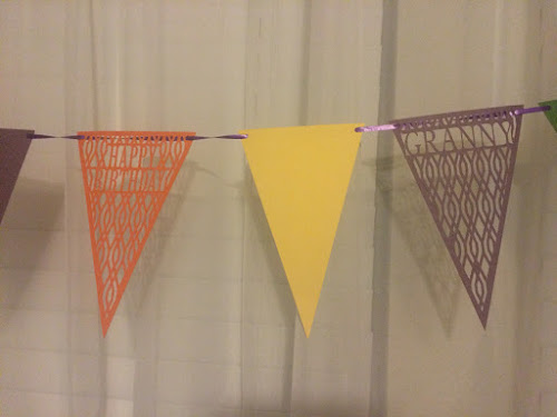 Cricut party banner