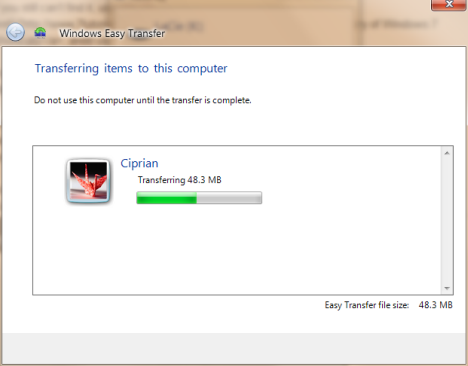 Windows Easy Transfer
