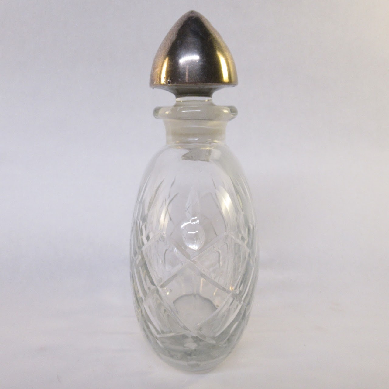 Crystal Carafe w/ Sterling Silver Stopper