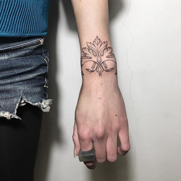 este_dotwork_pulseira_de_tatuagem