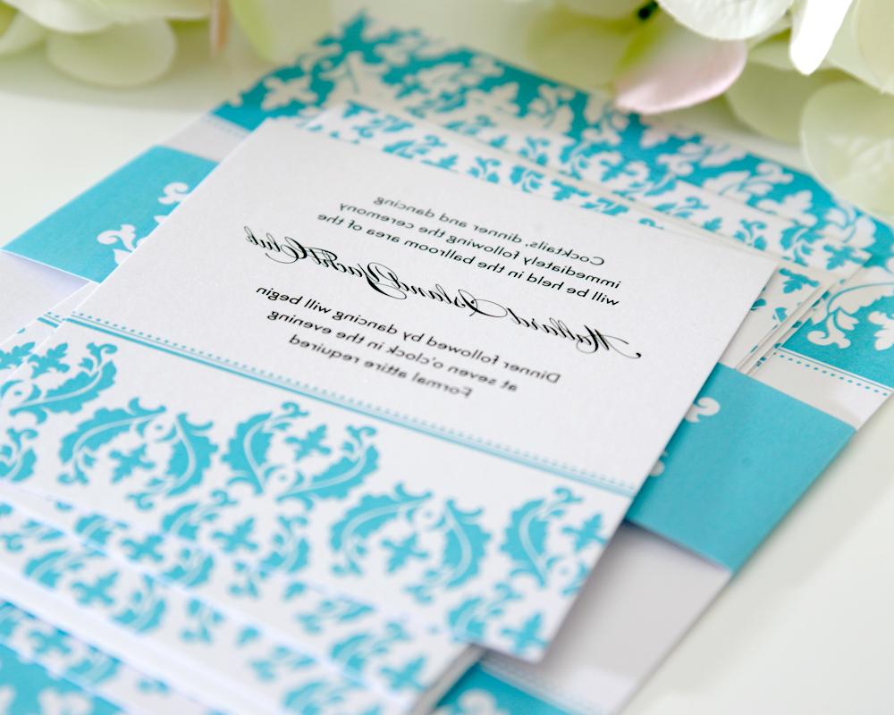 Cascading Damask Wedding