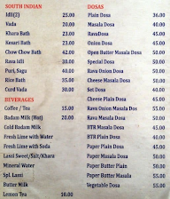 Sri Krishna Bhavan menu 1