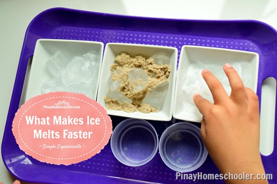 Simple Experiment: What Makes Ice Melt Faster?