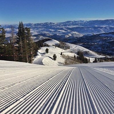 cordouroy grooming at deer valley