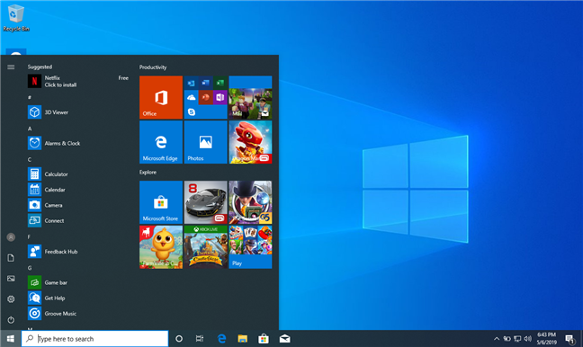 Bloatware ของ Windows 10 ยังปรากฏใน Start Menu