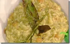 Risotto alla zucca con crema di giuncata