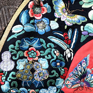 Antique Silk Hand-Embroidered Kimono