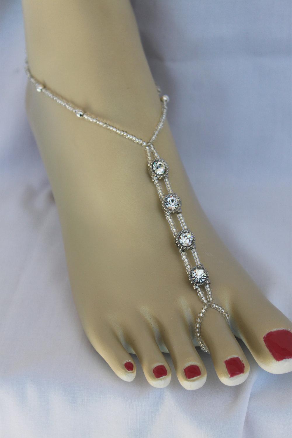 Bridal Barefoot Sandals Foot