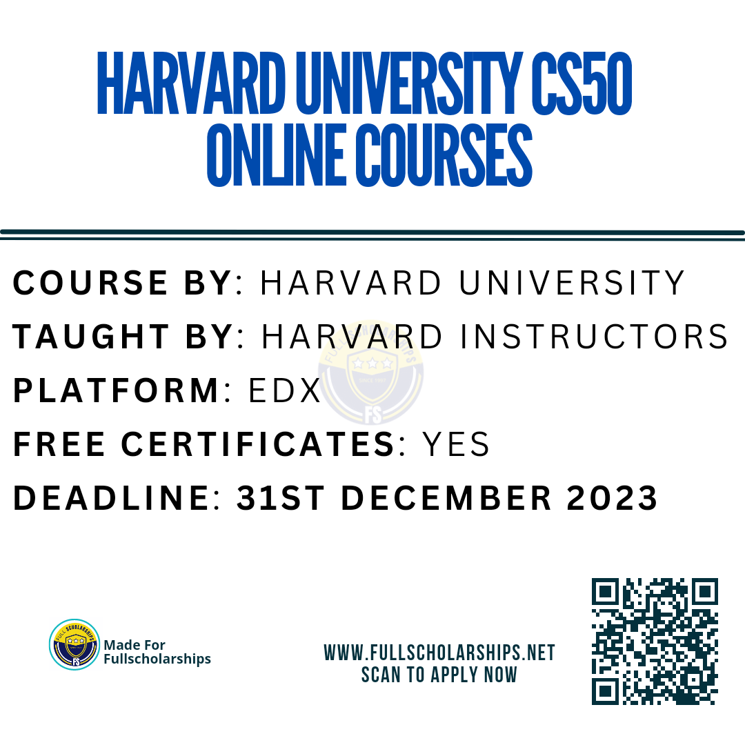 Harvard University Online Courses with Free Certificates