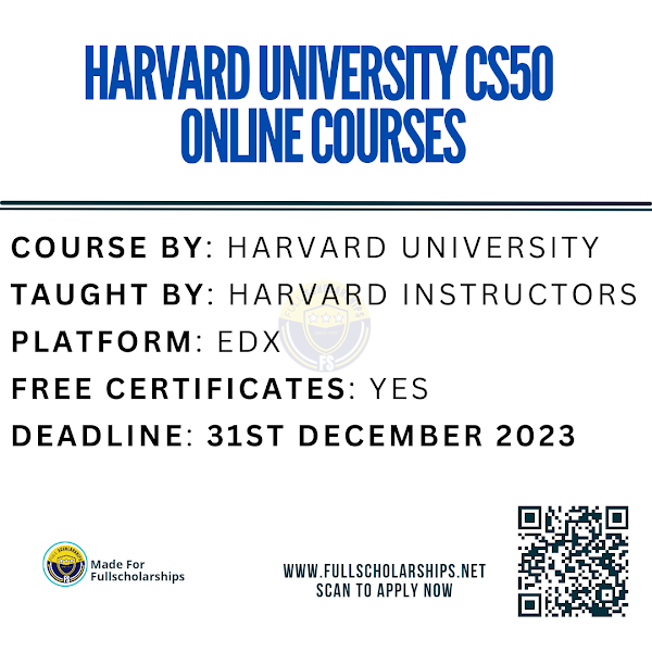 Harvard University Online Courses with Free Certificates