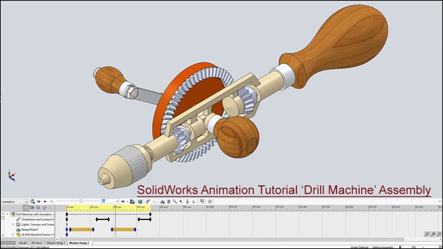 SolidWorks Animation Tutorial ‘Drill Machine’ Assembly_1