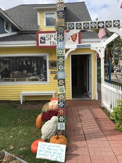 Tiles telling the story of big snow