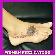 Women Feet Tattoo  Icon