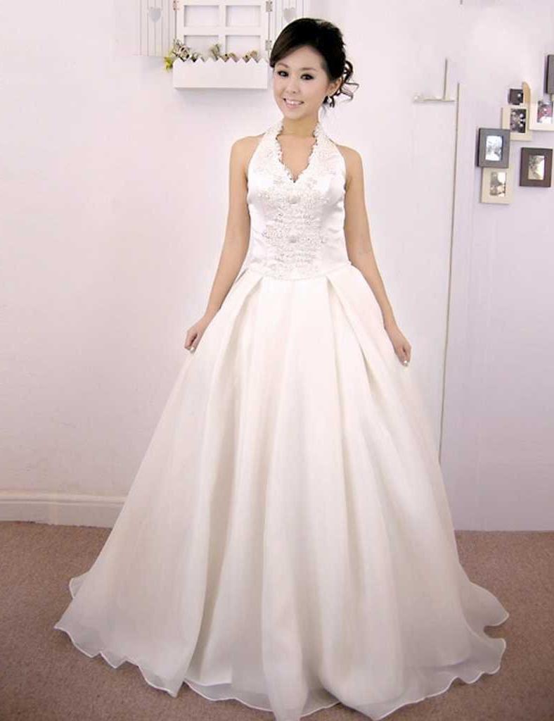 Buy backless bridal gown,