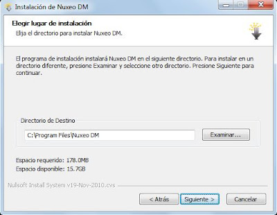 Instalar Nuxeo en un equipo con Microsoft Windows 7