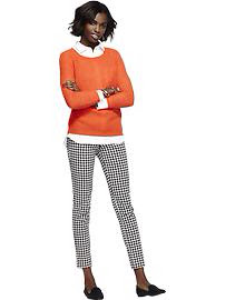 Fashion Friday-Styling houndstooth pants - Karins Kottage